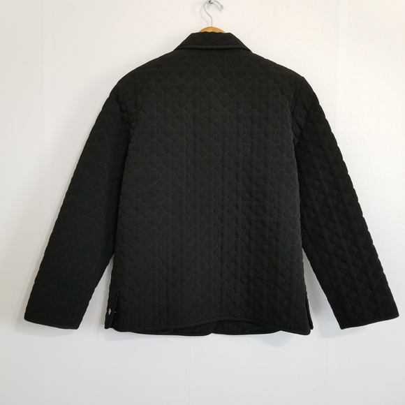 St. John's Bay Black Quilted Winter Jacket Size Large - Picture 5 of 7